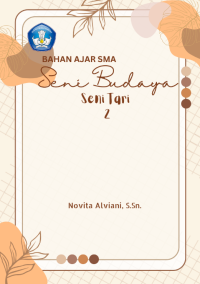 Image of Modul Seni Budaya Kelas X Semester 2 Bentuk, Jenis dan Nilai Estetik Gerak Tari