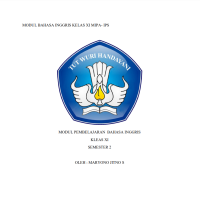 Image of Modul Bahasa Inggris Kelas XI Semester 2 Personal Letters