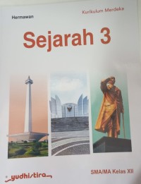 Image of Sejarah 3 SMA/MA Kelas XII