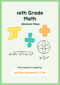 Image of Modul Matematika Umum Kelas X Nilai Mutlak