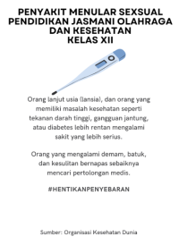 Image of Modul PJOK Kelas XII Semester 2 Penyakit Menular Seksual