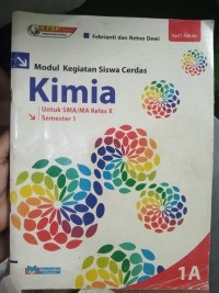 Image of Modul Kegiatan Siswa Cerdas KIMIA untuk SMA/MA Kelas X Semester 1