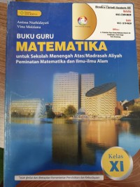 Image of Buku Guru Matematika untuk SMA/MA Peminatan Matematika dan Ilmu-Ilmu Alam